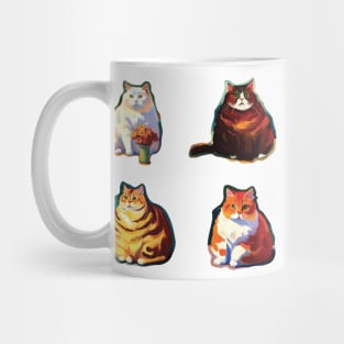 Painted Fat Cats Mug